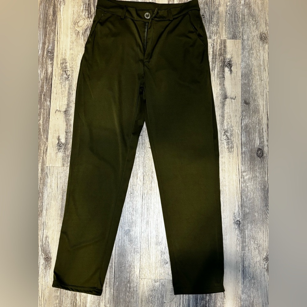 SHEIN Dark Green Women's Trousers